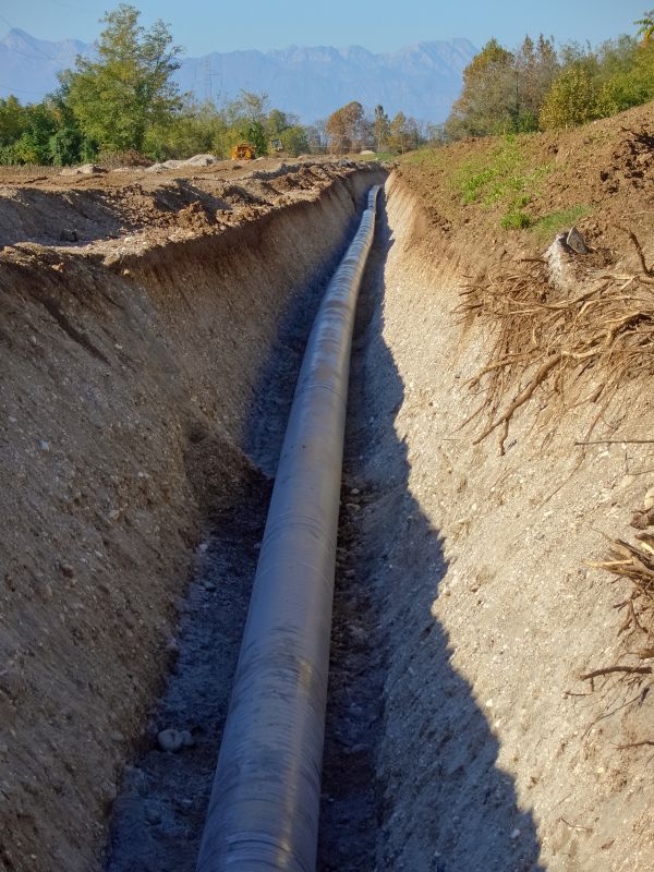 Completed Utility Ditch