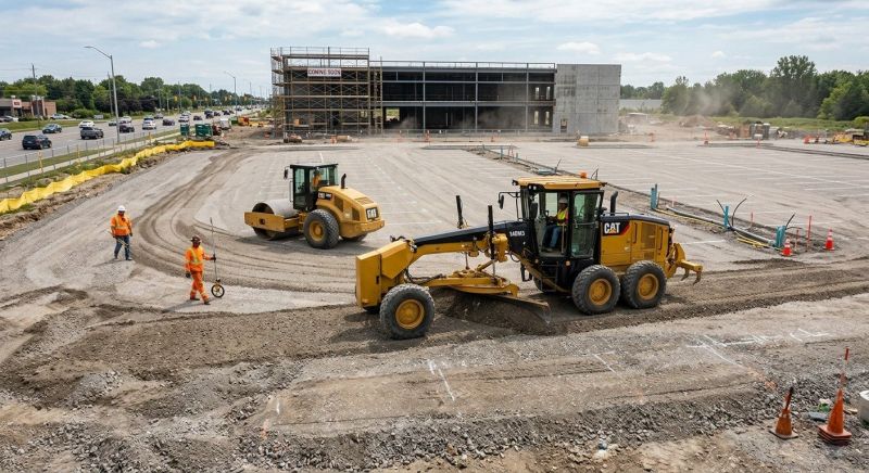 Parking Lot Gravel Repair in Roswell, GA